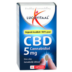 Lucovitaal Cannabidiol CBD 5mg (30 Kapseln)