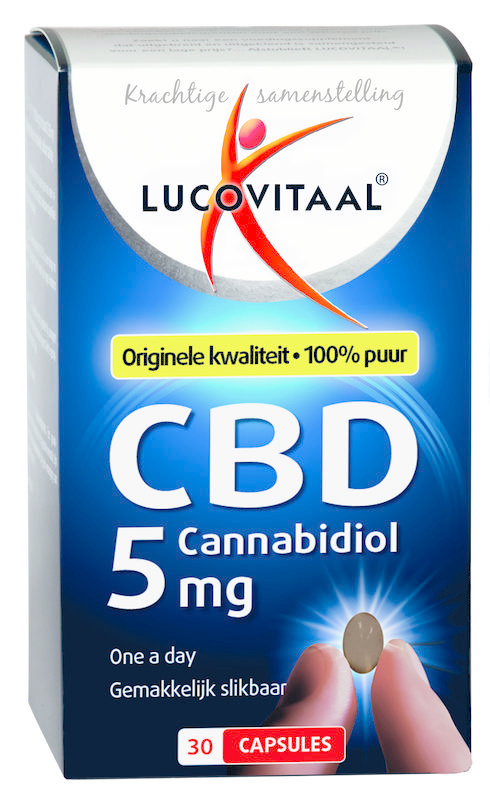 Lucovitaal Lucovitaal Cannabidiol CBD 5mg (30 Kapseln)