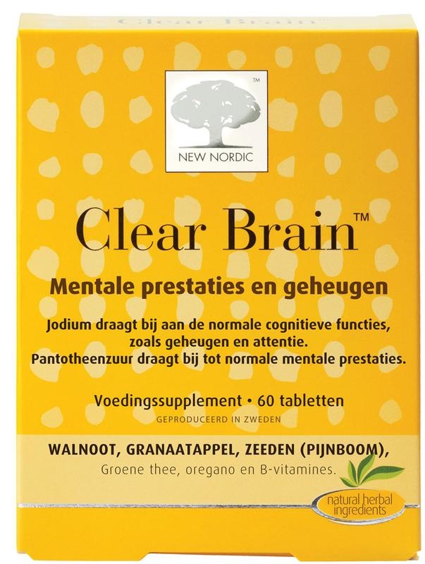 New Nordic Clear Brain (60 Tab)