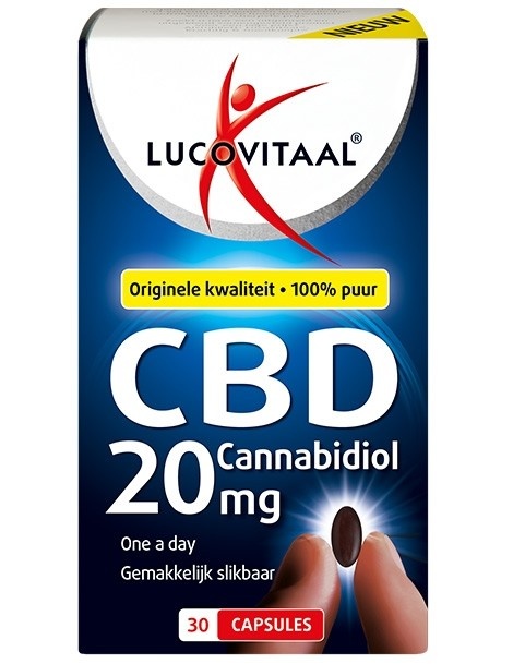 Lucovitaal Lucovitaal Cannabidiol CBD 20 mg (30 Kapseln)