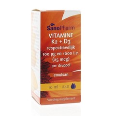 Sanopharm Vitamin K2 D3 Emulsan (10 ml)