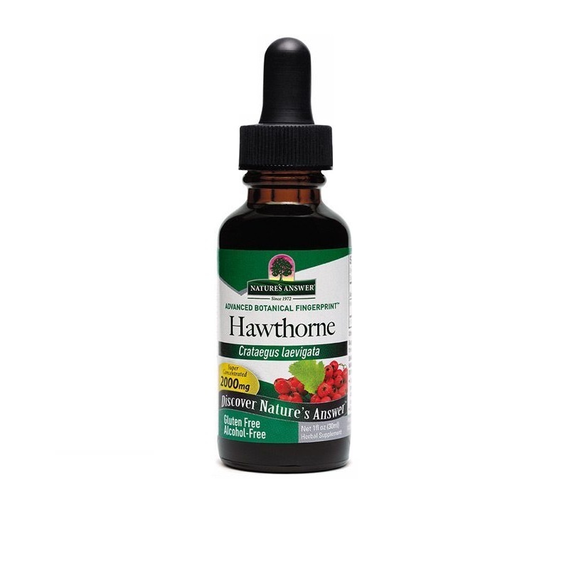 Natures Answer Weissdornextrakt 1: 1 alkoholfrei 2000 mg 30 Ml