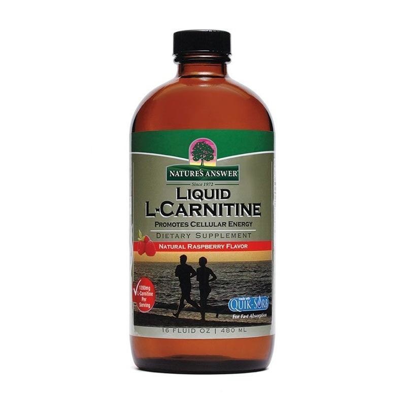 Natures Answer Flüssiges L-Carnitin - Flüssiges L-Carnitin 1200mg 480 Ml