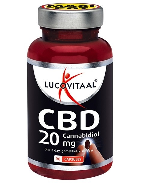 Lucovitaal Lucovitaal Cannabidiol CBD 20 mg (90 Kapseln)