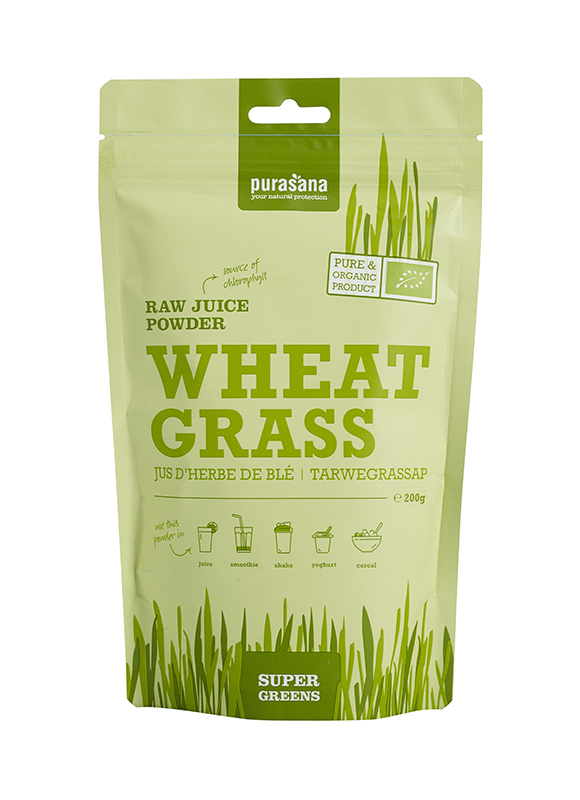 Purasana Weizengras Weizengrassaftpulver Bio (200 gr)
