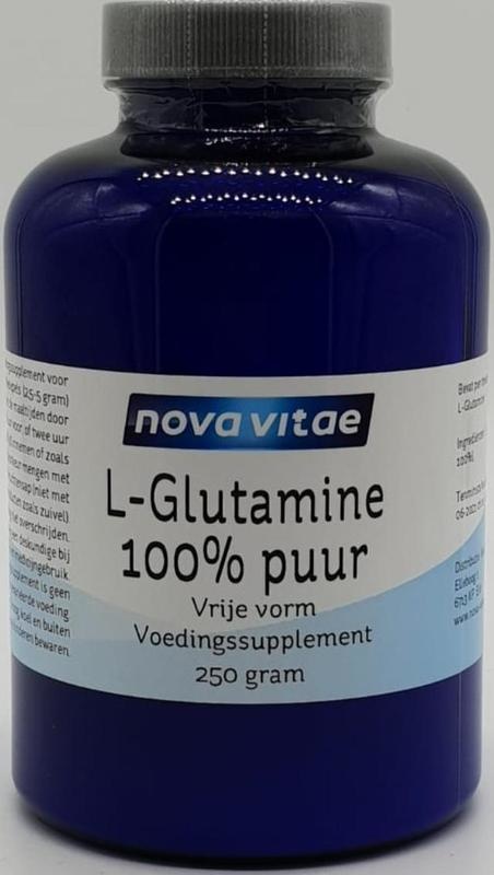 Nova Vitae Nova Vitae L-Glutamin 100 % rein (250 gr)