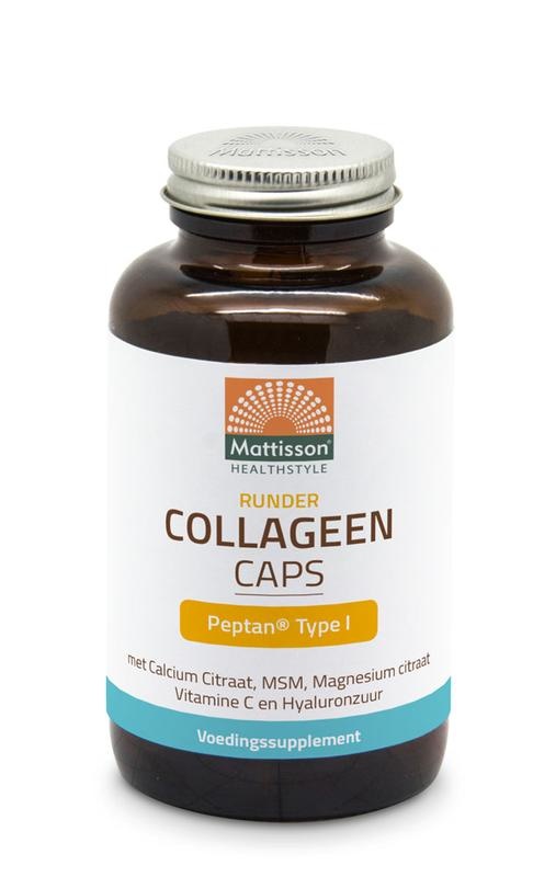 Mattisson Rinderkollagen-Peptan Typ 1 (180 Caps)