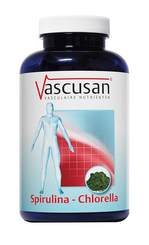 Vascusan Vascusan Spirulina Chlorella (500 Tabletten)