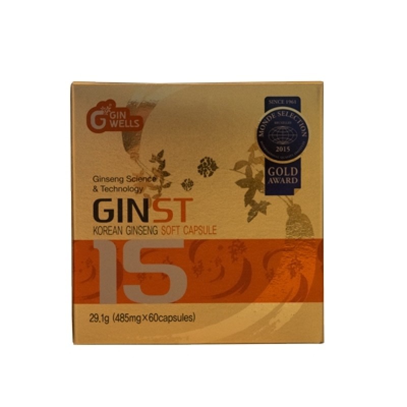 Ilhwa Ginst15 Koreanischer Ginseng Soft Caps (60 Caps)