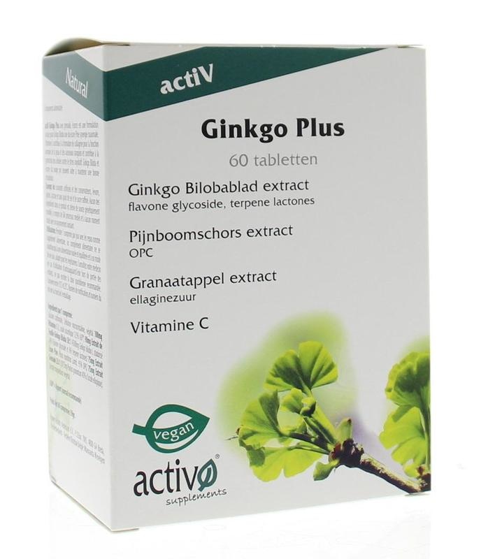 Activo Activo Ginkgo Plus (60 Tabletten)