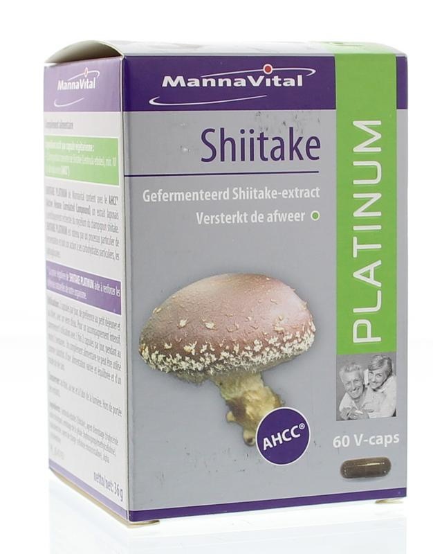 Mannavital Mannavital Shiitake Platin (60 Caps)