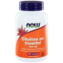 NOW Cholin und Inosit 500 mg 100 vKaps