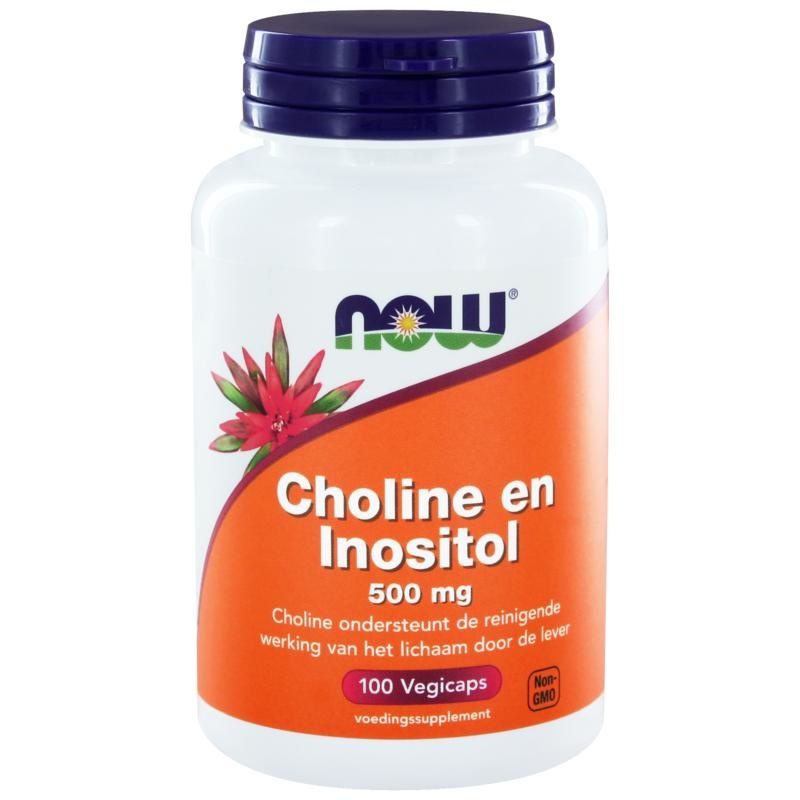 NOW NOW Cholin und Inosit 500 mg 100 vKaps