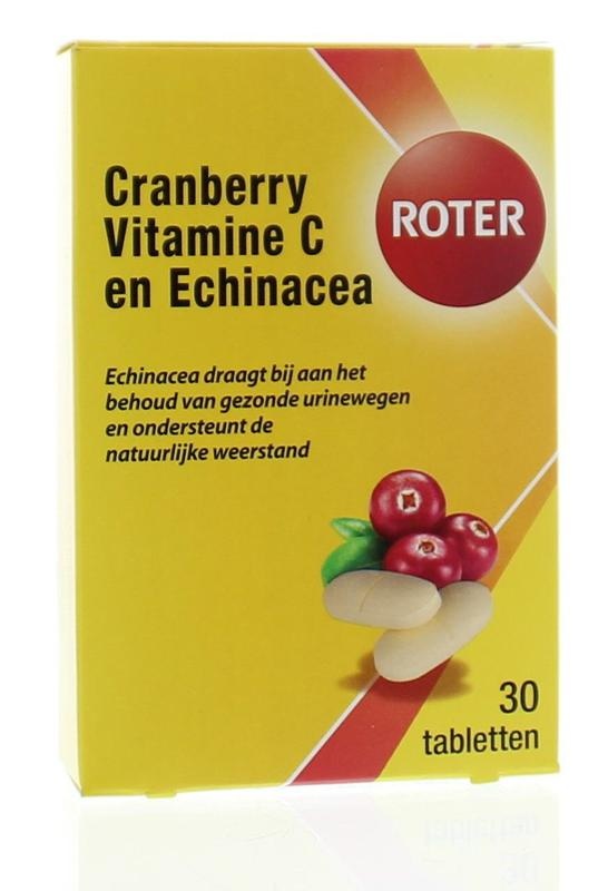 Roter Roter Cranberry Vitamin C & Echinacea (30 Tabletten)