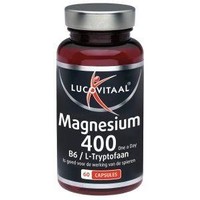 Lucovitaal Lucovitaal Magnesium 400 mit B6 und L-Tryptophan (60 Kapseln)