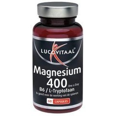 Lucovitaal Magnesium 400 mit B6 und L-Tryptophan (60 Kapseln)