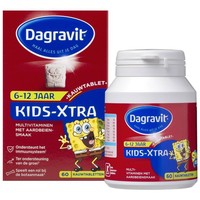 Dagravit Dagravit Multi Kids Erdbeere 6-12 Jahre (60 Kautab)
