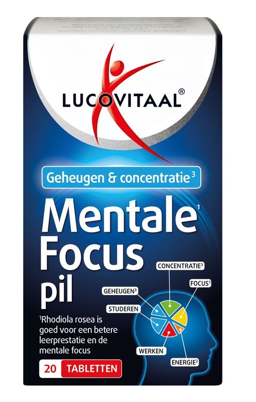 Lucovitaal Lucovitaal Pille für mentalen Fokus (20 Tab)