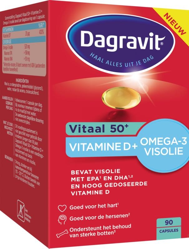 Dagravit Dagravit Vital 50+ Omega/Vitamin D (90 Caps)