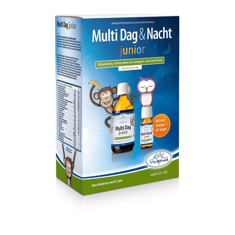 Vitakruid Multi Tag & Nacht Junior (360 Ml)