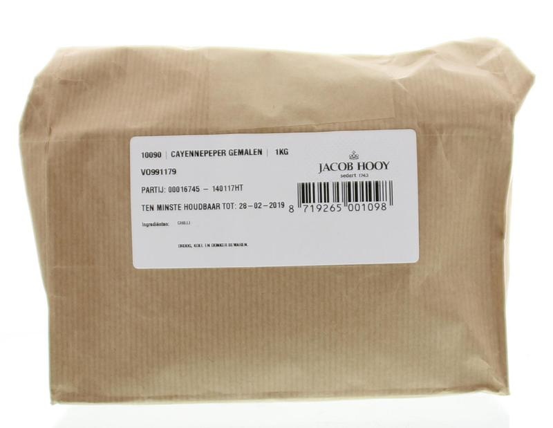 Jacob Hooy Cayennepfeffer gemahlen (1 kg)