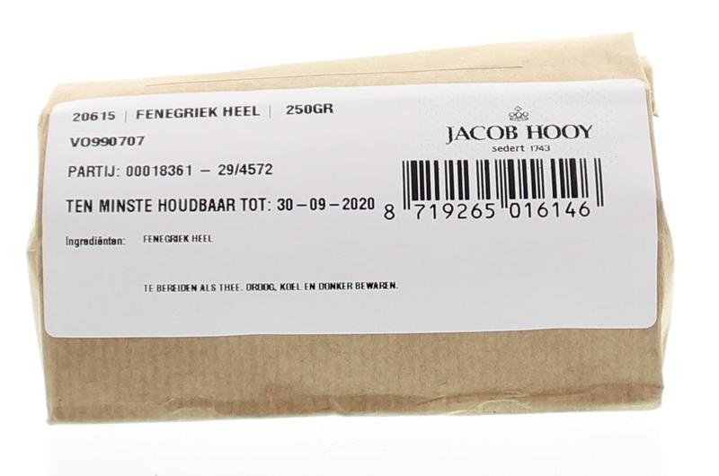 Jacob Hooy Jacob Hooy Bockshornklee ganz (250 gr)