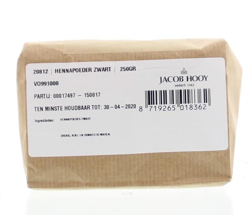 Jacob Hooy Hennapulver schwarz (250 gr)