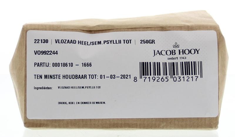 Jacob Hooy Jacob Hooy Leinsamen ganz (250 gr)