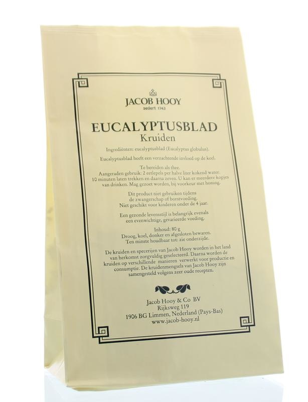 Jacob Hooy Eukalyptusblatt (gelber Beutel) (80 gr)