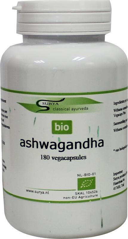 Surya Bio-Ashwagandha (180 Caps)