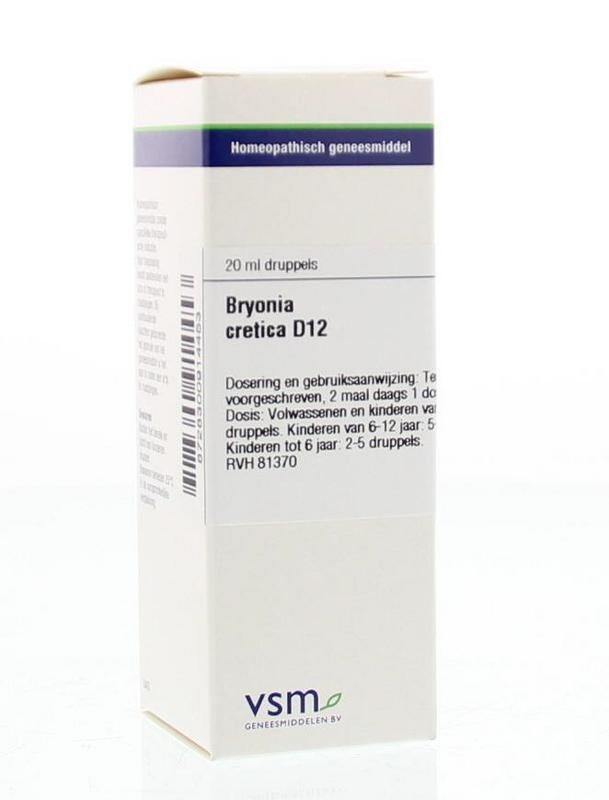 VSM VSM Bryonia cretica (alba) D12 (20 Ml)
