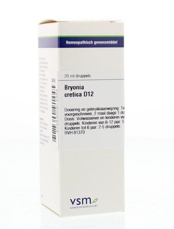 VSM VSM Bryonia cretica (alba) D12 (20 ml)