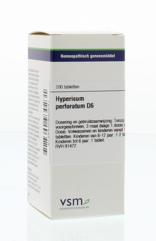 VSM VSM Hypericum perforatum D6 (200 Tab)