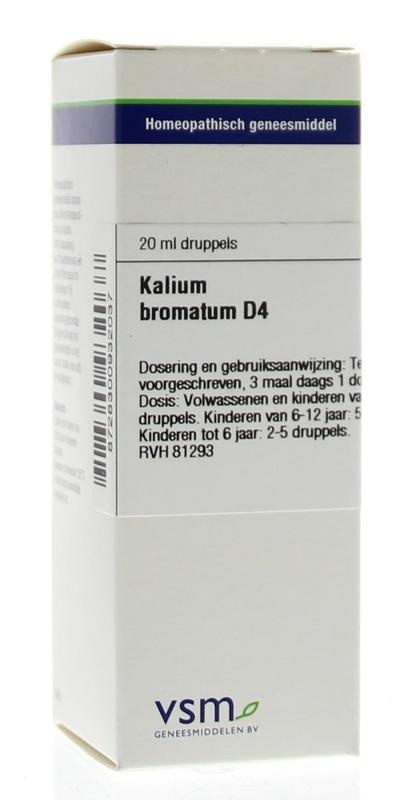 VSM VSM Kaliumbromatum D4 (20ml)