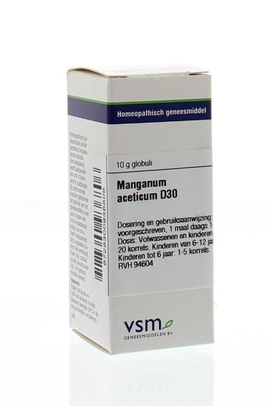 VSM VSM Manganum aceticum D30 (10 gr)