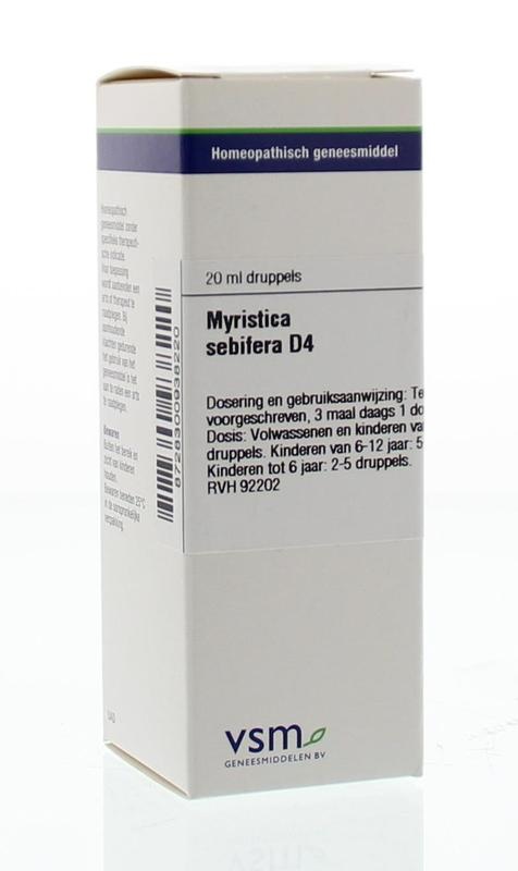 VSM VSM Myristica sebifera D4 (20ml)