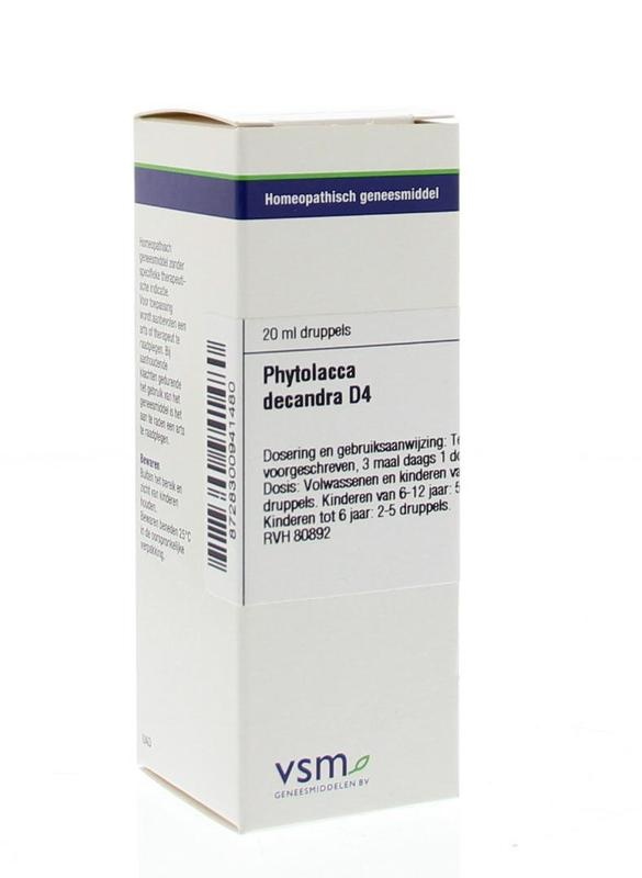 VSM VSM Phytolacca decandra D4 (20 Ml)