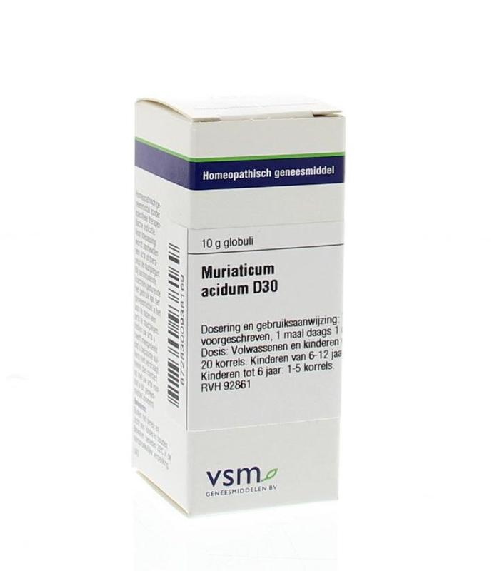 VSM VSM Muriaticum acidum D30 (10 gr)