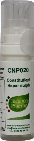 Balance Pharma CNP20 Hepar Sulf Constitutionplex (6 Gramm)