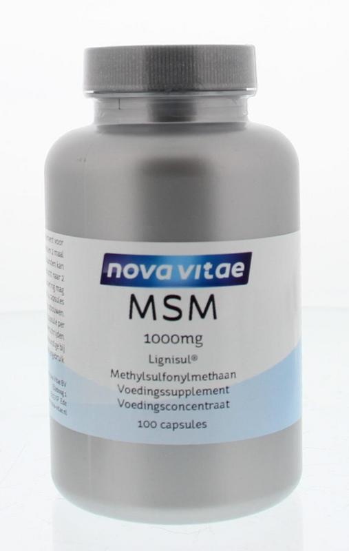 Nova Vitae Nova Vitae MSM 1000 mg (100 Kapseln)