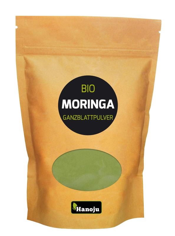 Hanoju Hanoju Moringa oleifera Ganzblattpulver Bio (1 kg)
