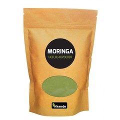 Hanoju Moringa oleifera Pulver aus ganzen Blättern (500 gr)