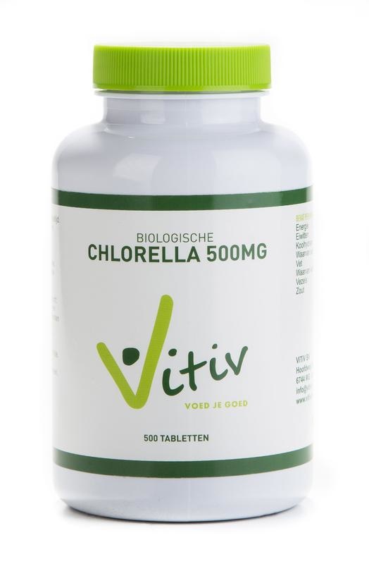 Vitiv Vitiv Chlorella 500 mg Bio (500 Tabletten)