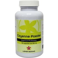 Liever Gezond Liever Gezond Cayenne-Pulver (100 Caps)