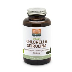 Mattisson Bio Chlorella Spirulina 500 mg Bio (240 Tabletten)