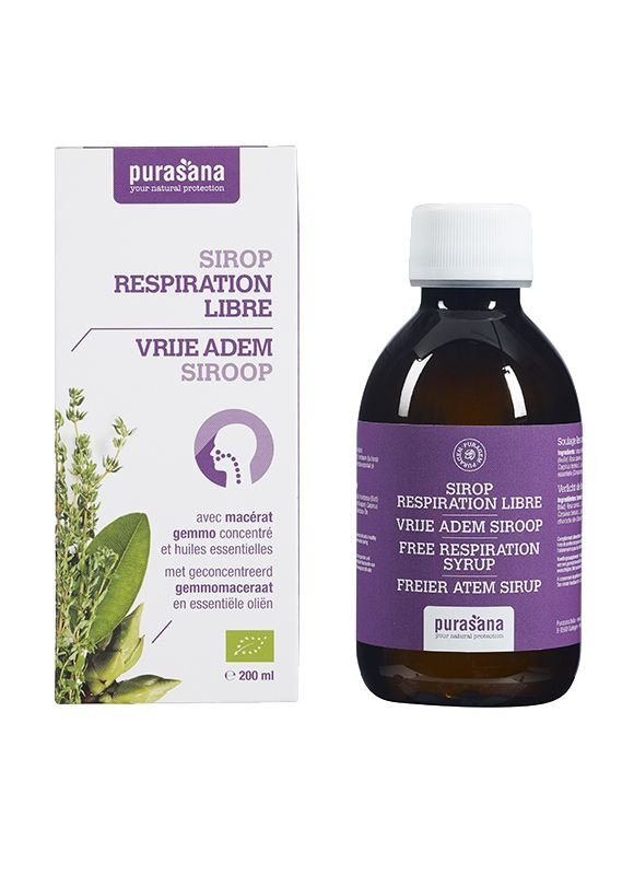 Purasana Purasana Puragem freier Atemsirup Bio (200 ml)