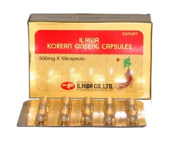 Ilhwa Ilhwa Koreanische Ginseng-Kapsel (50 Kapseln)