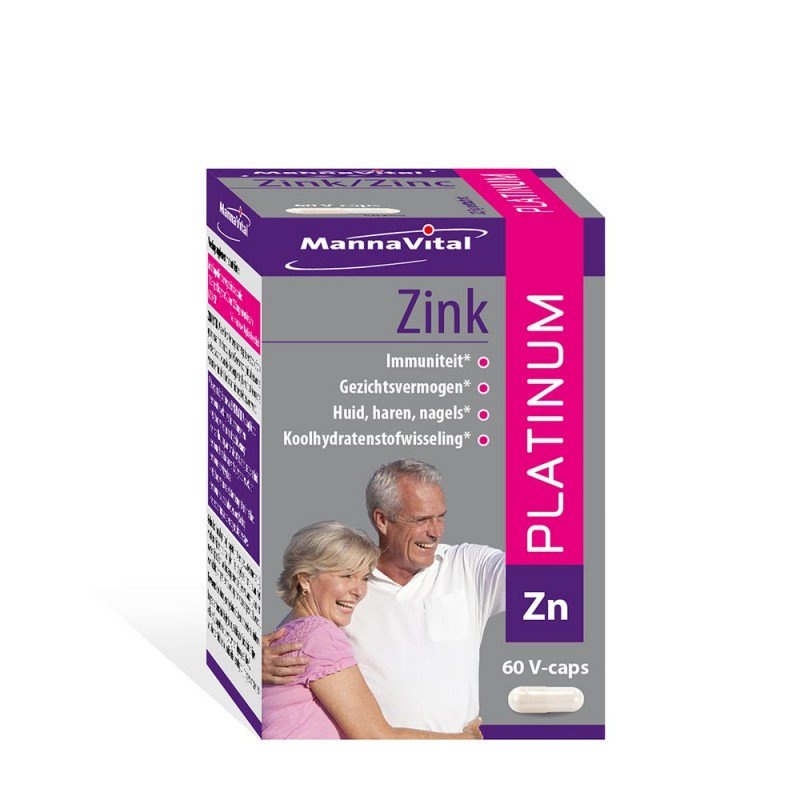 Mannavital Zink Platin (60 VCaps)