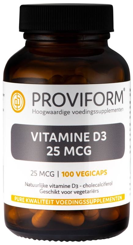 Proviform Proviform Vitamin D3 25 µg (100 VCaps)