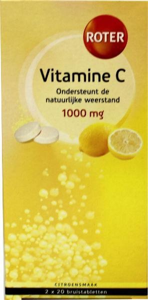 Roter Vitamin C 1000 mg Lemon Duo 2x20 Brausetab (40 Brausetab)